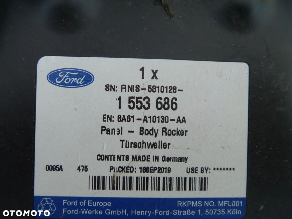 FORD FIESTA MK7 POSZYCIE PRÓG PRAWY 8A61-A10130-AA NOWY ORYGINAŁ - 2