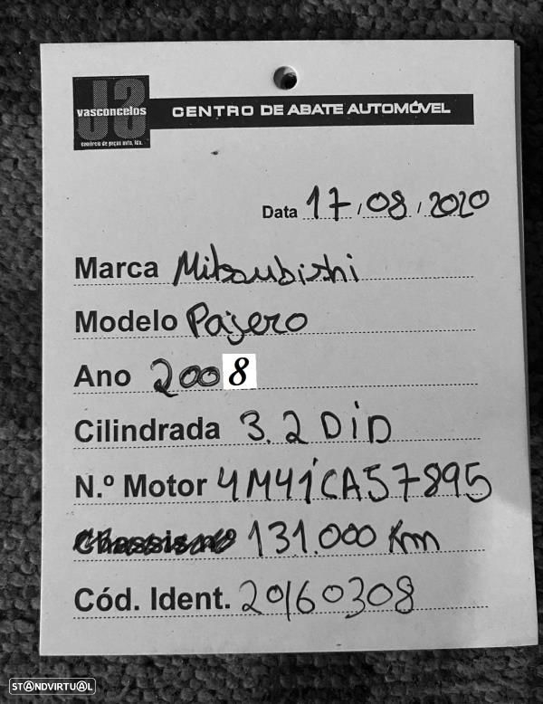 Motor Completo Mitsubishi Pajero Iv (V8_W, V9_W) - 8