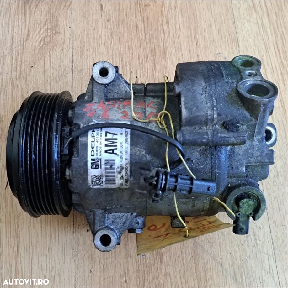 Compresor ac clima Opel Astra H Astra J 1.6 benzina 1.7 cdti 2004-2014 Zafira B 1.7 cdti Zafira C 1.6 2015 Meriva B 1.7 cdti 2010-2014 cod: 401351739 - 1