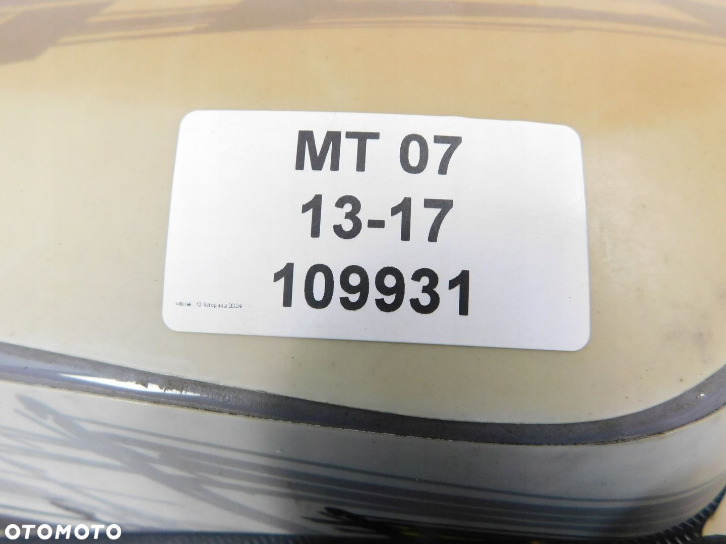 YAMAHA MT 07 MT07 13-17 BOK WYPEŁNIENIE PRAWE - 7