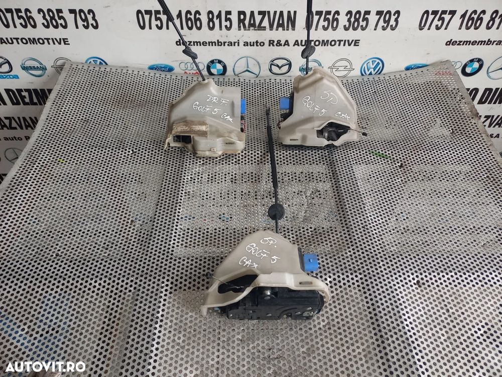 Broasca Blocator Incuietoare Usa Dreapta Fata + Stanga Dreapta Spate Vw Golf 5 Volan Stanga An 2005 - 2