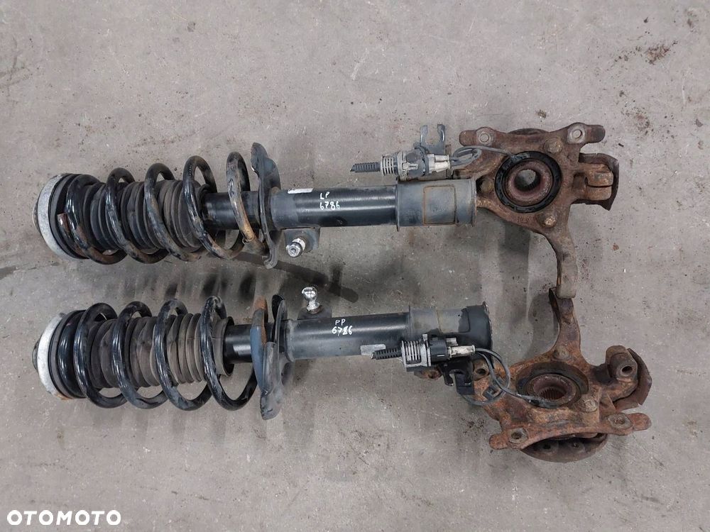 AMORTYZATORY SPRĘŻYNY ZWROTNICE PRZÓD + CZUJNIKI IDS OPEL ZAFIRA B 1.9 CDTI - 8