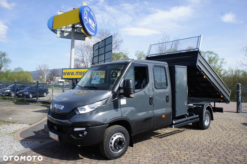 Iveco 35C13 doka brygadówka rama skrzynia wywrotka HDS - 14