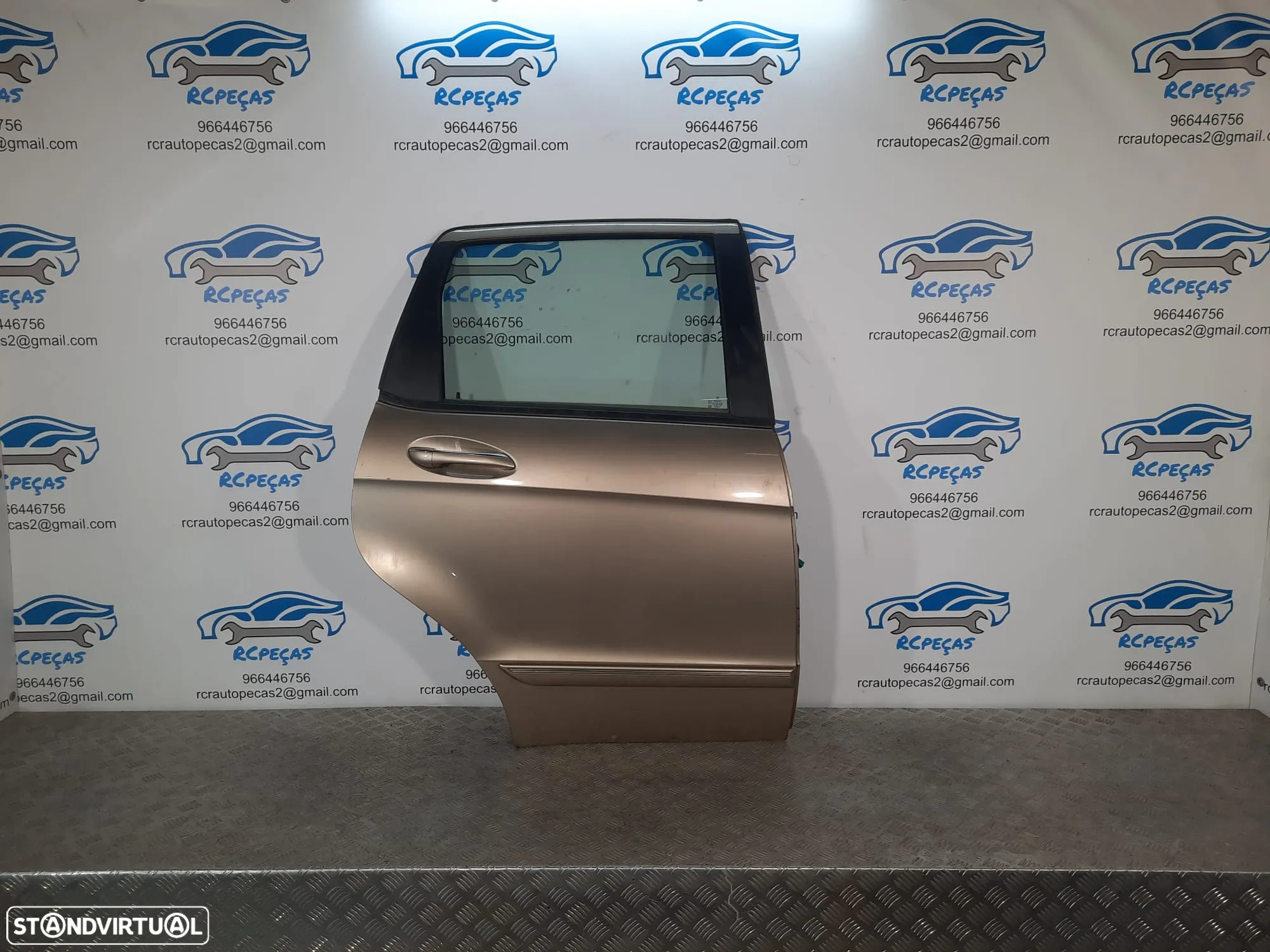 PORTA TRASEIRA TRÁS DIREITA MERCEDES BENZ CLASSE A W169 MOTOR PUXADOR VIDRO - 2