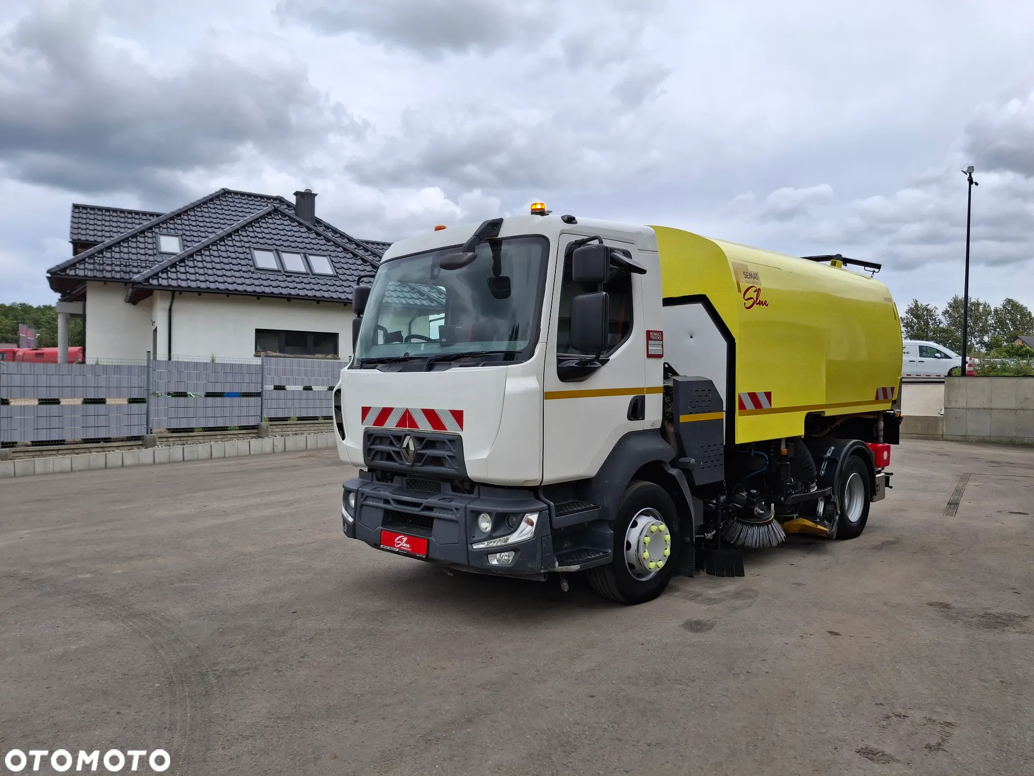 Renault D16 Midlum Zamiatarka SEMAT Zoeller FAUN Karcher Listwy Wysokiego Ciśnienia Szczotki L/R Rura Do Liści 2017r EURO 6 - 3