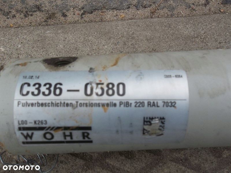 WOHR C336-0580 wał wałek żmijki podajnika windy - 2