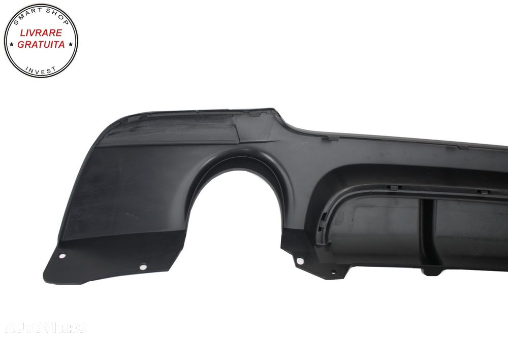 Difuzor Bara Spate Cu Evacuare Dubla BMW 3 Series E92 E93 (2006-2013) M Design- livrare gratuita - 6