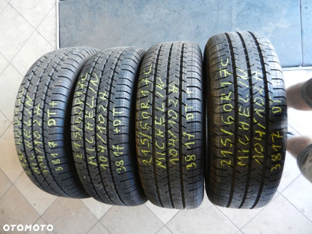 Opony 215/60r17c michelin agilis dt + jak nowe demo 9,5mm bus - 1