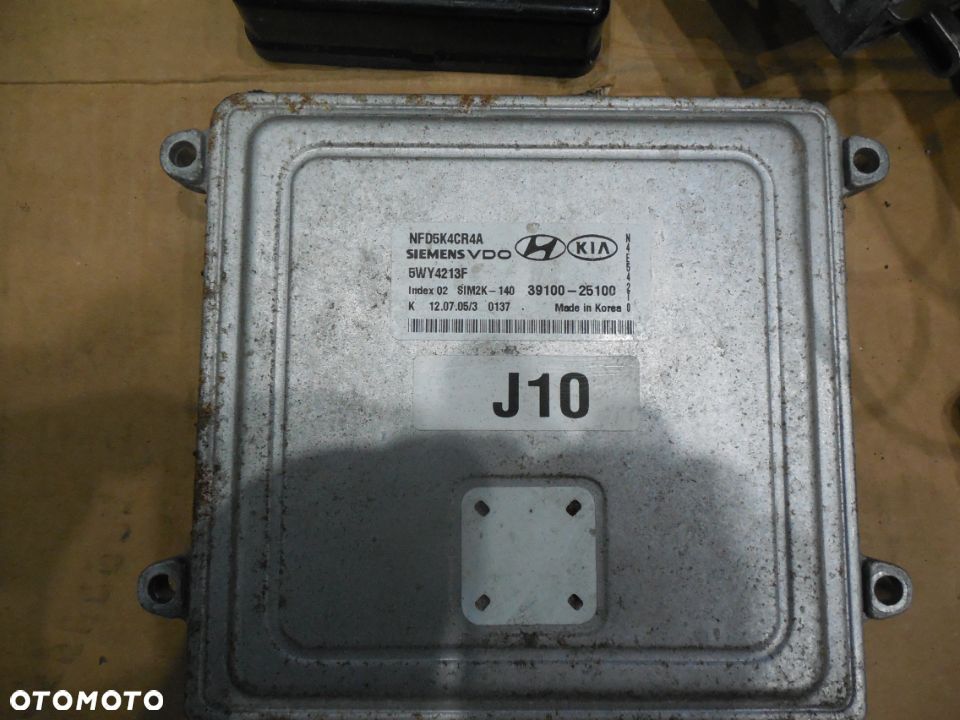 Zestaw Startowy Komputer stacyjka pętla kluczyk HYUNDAI SONATA 2.4 CRDI 39100-25100 - 3