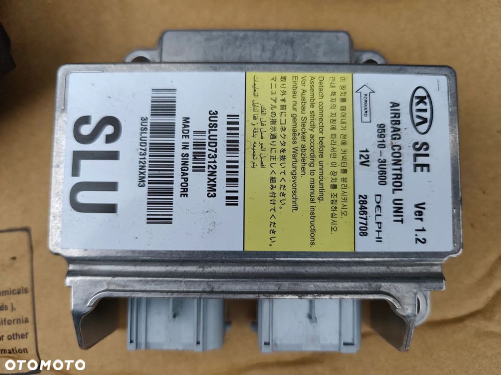 KIA SPORTAGE III 15r KONSOLA PODUSZKI PASY ORYGINAŁ - 9