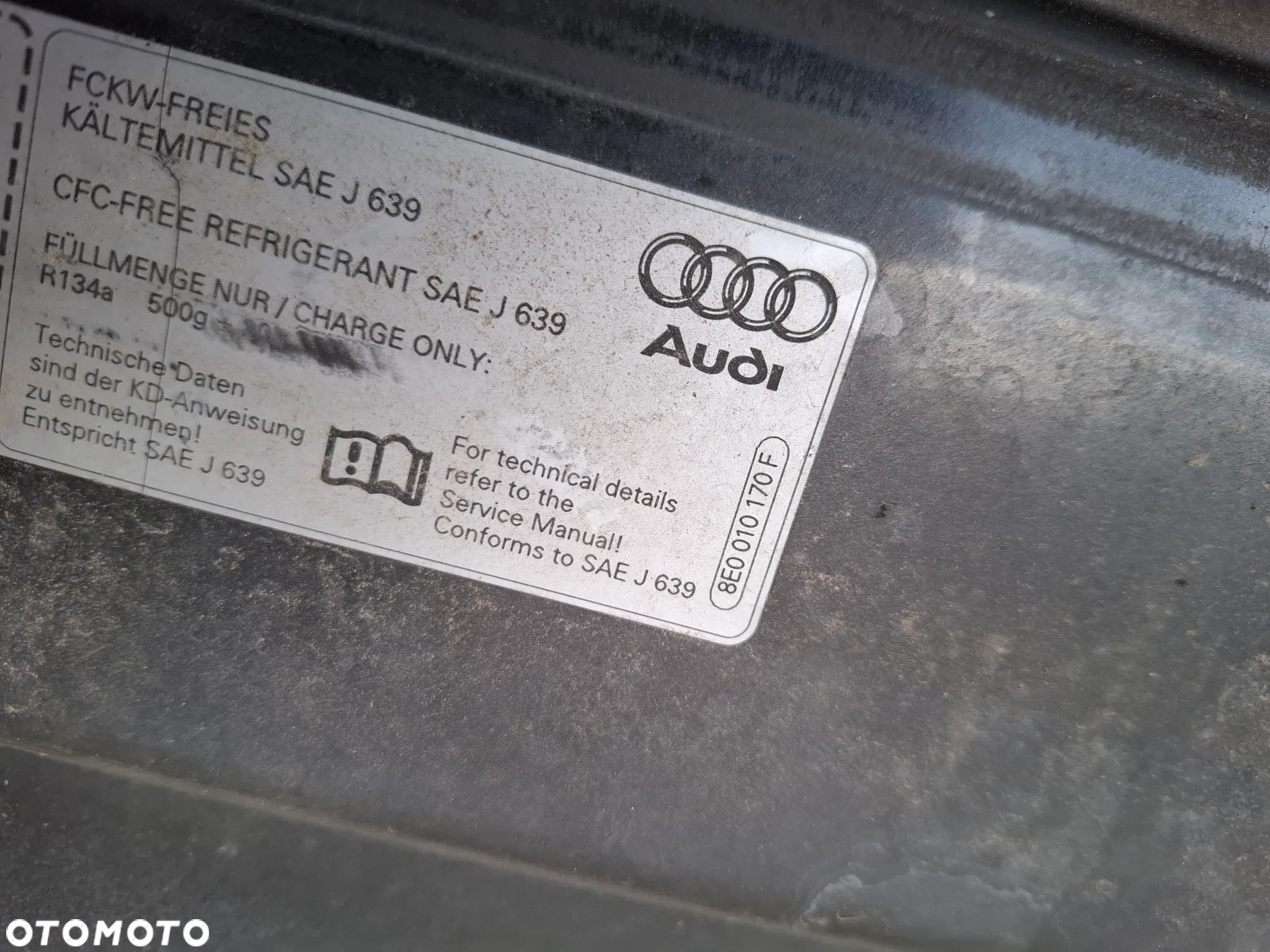 MASKA AUDI A4 B6 SLASK WYSYLKA - 7