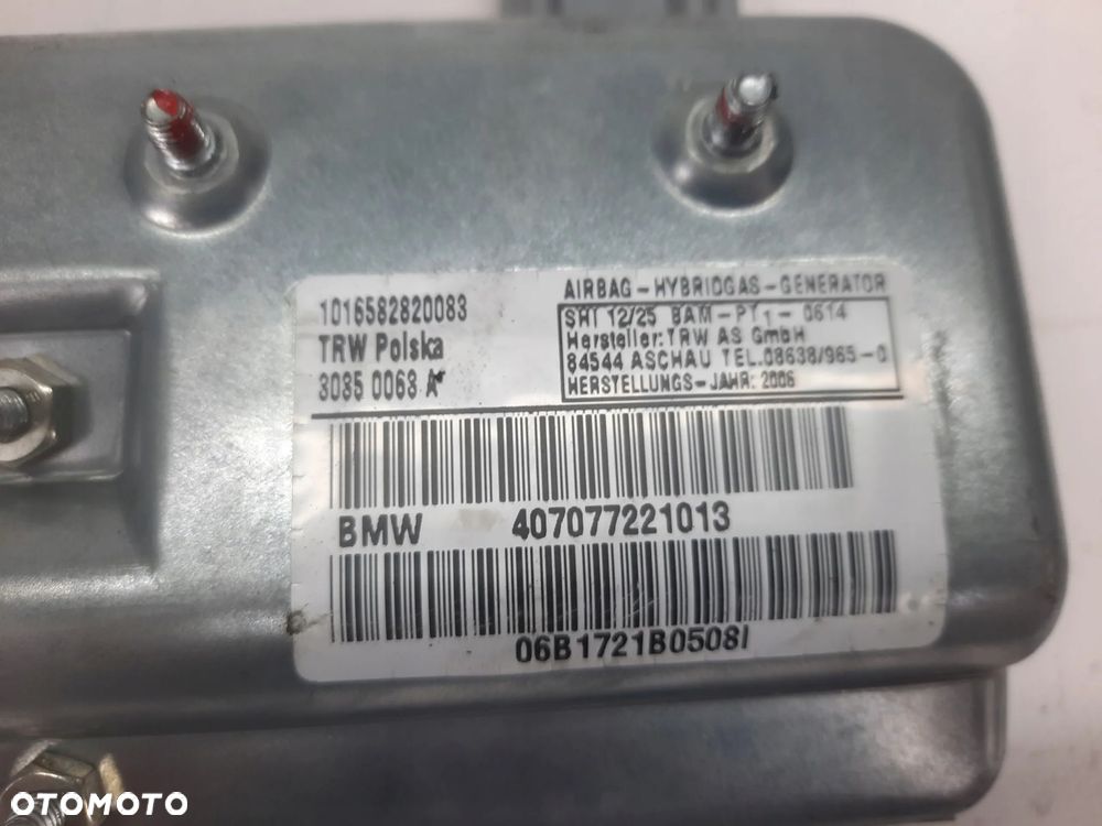 BMW E65 E66 PODUSZKA AIRBAG BOCZNA DRZWI LEWY TYŁ - 4