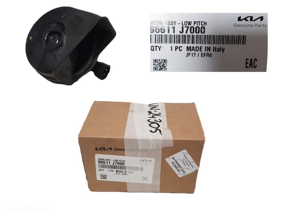 ORYGINAL SYGNAŁ KLAKSON TRĄBKA KIA CEED III 3 XCEED PROCEED  17-25r  96611-J7000 96611J7000