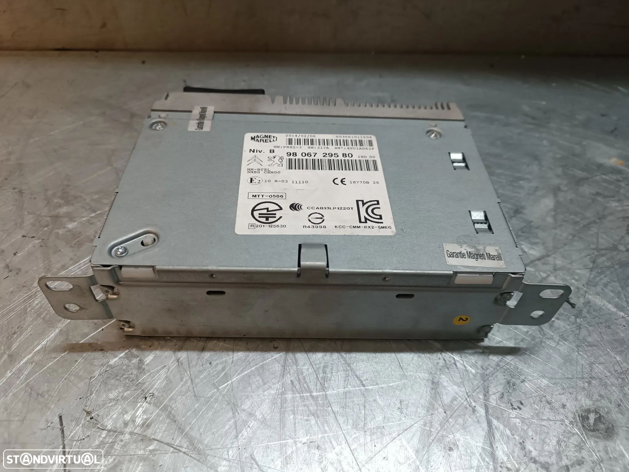 AUTO-RADIO ORIGINAL PEUGEOT 208 / 2008 9806729580 - 1