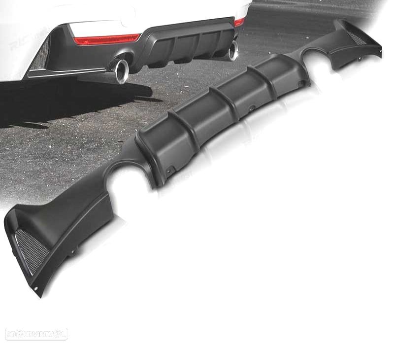 DIFUSOR TRASEIRO BMW F32 F33 F36 LOOK M PERFORMANCE ABS - 2