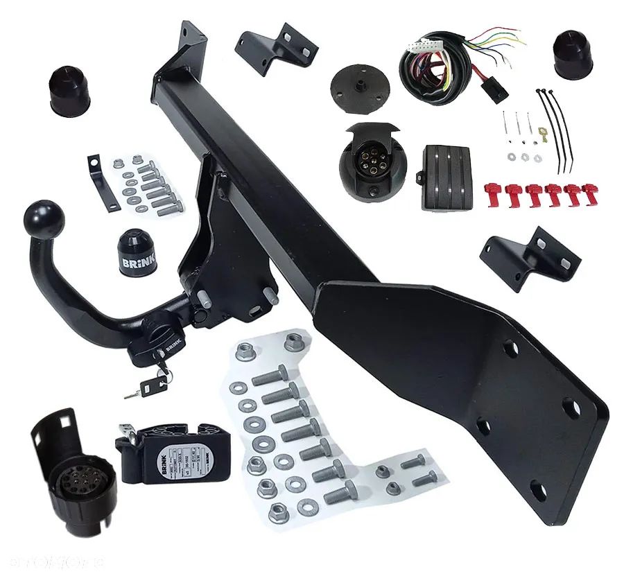 WYPINANY VERTICAL HAK HOLOWNICZY+MODUŁ+CZUJNIKI BMW SERIA 5 E60 SEDAN + E61 KOMBI TOURING 2004-2010 - 3