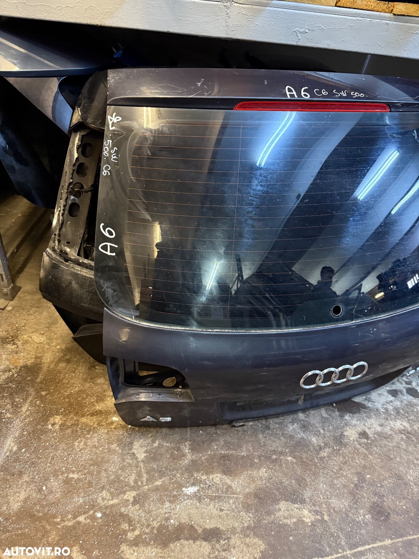 Haion complet AUDI A6 C6 4F combi an 2005-2011 cu luneta, stergator si ornamente - 5