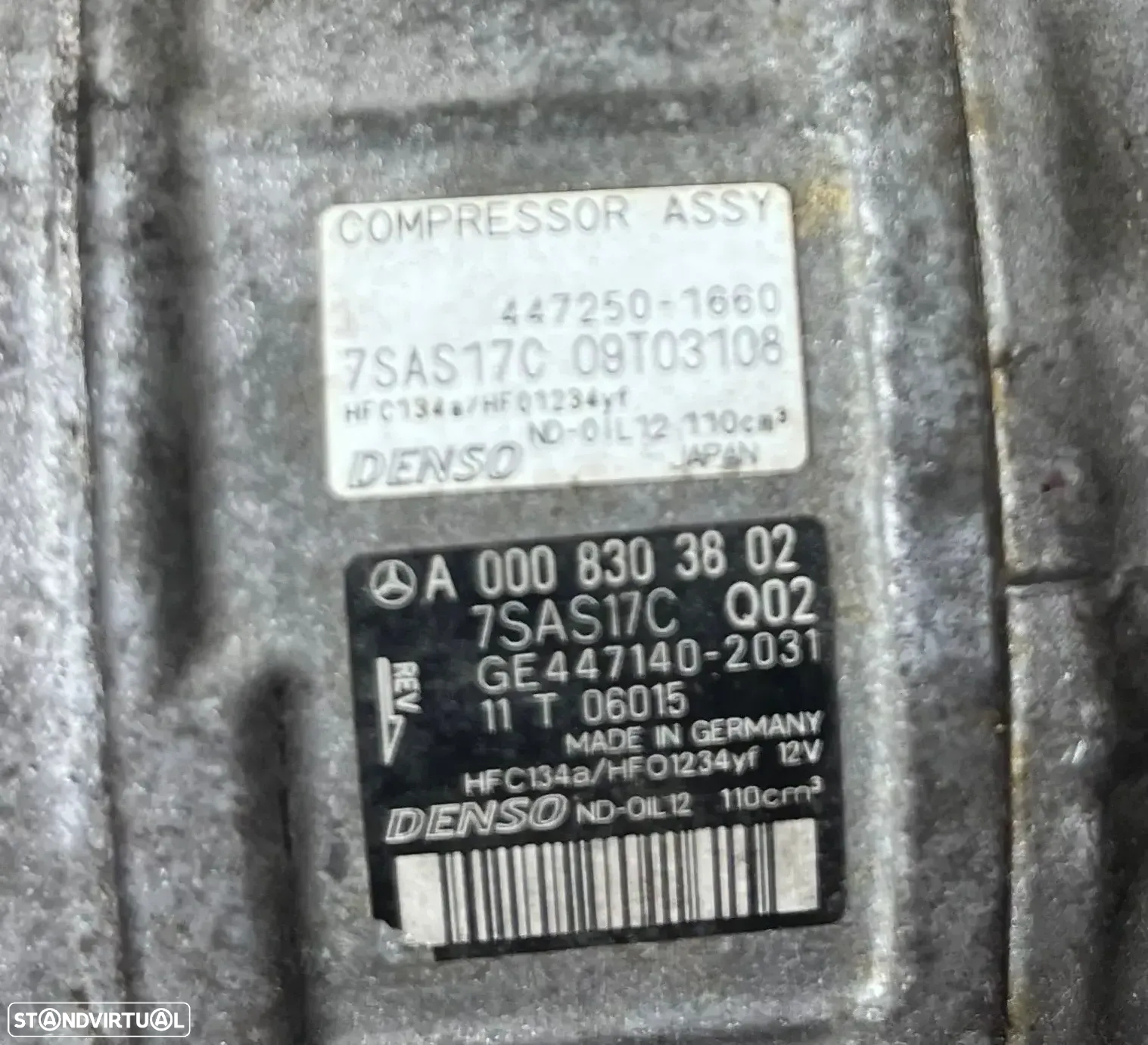 Compressor Ar Condicionado Mercedes GLE Ref: A0008303802/7SAS17C/GE4471402031 - 5