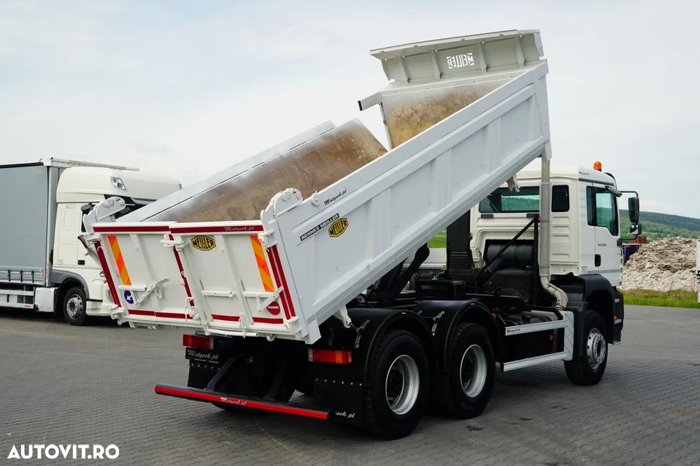 MAN TGA 33.350 / 6x4 / BASCULĂ / HIDRODOCKER / MEILLER KIPPER / BORDMATIC / MANUALĂ / IMPORTATĂ - 5