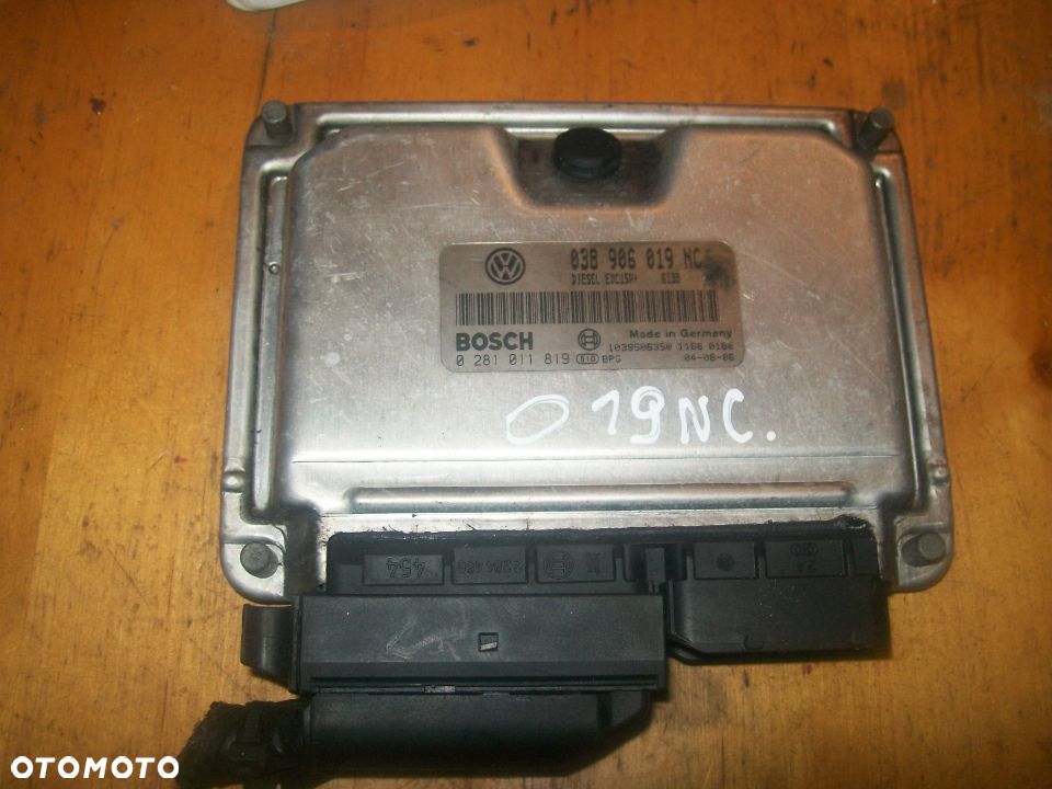 Komputer sterownik Polo 1.9TD 0281011819 038906019NC - 1