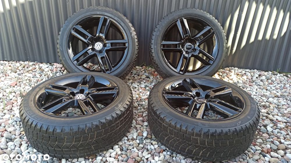 Q5 TIGUAN 19 5x112 Audi Volkswagen Oryginalne Koła Felgi Opony ZIMOWE - 5
