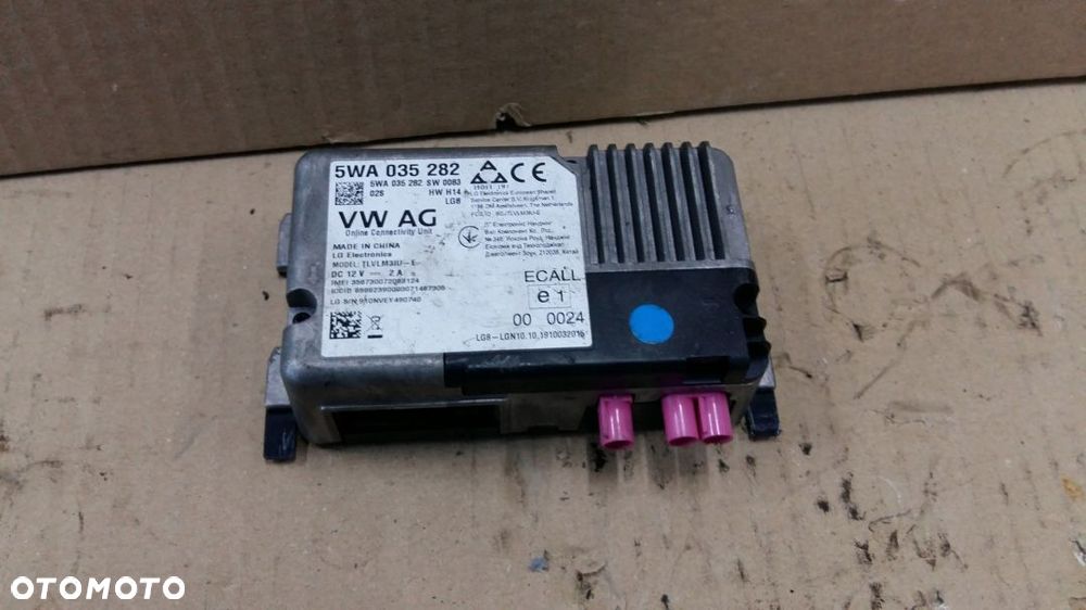 MODUŁ USŁUG ONLINE VW AUDI SEAT SKODA 5WA035282 5WA035284G - 1