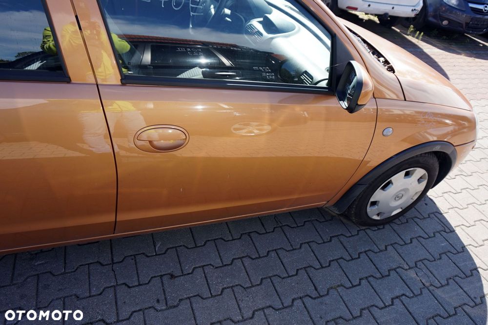 DRZWI PRZEDNIE PRAWE CORSA C III 5D HB Z40E  ZŁOTY OPEL 1999-2003 - 2