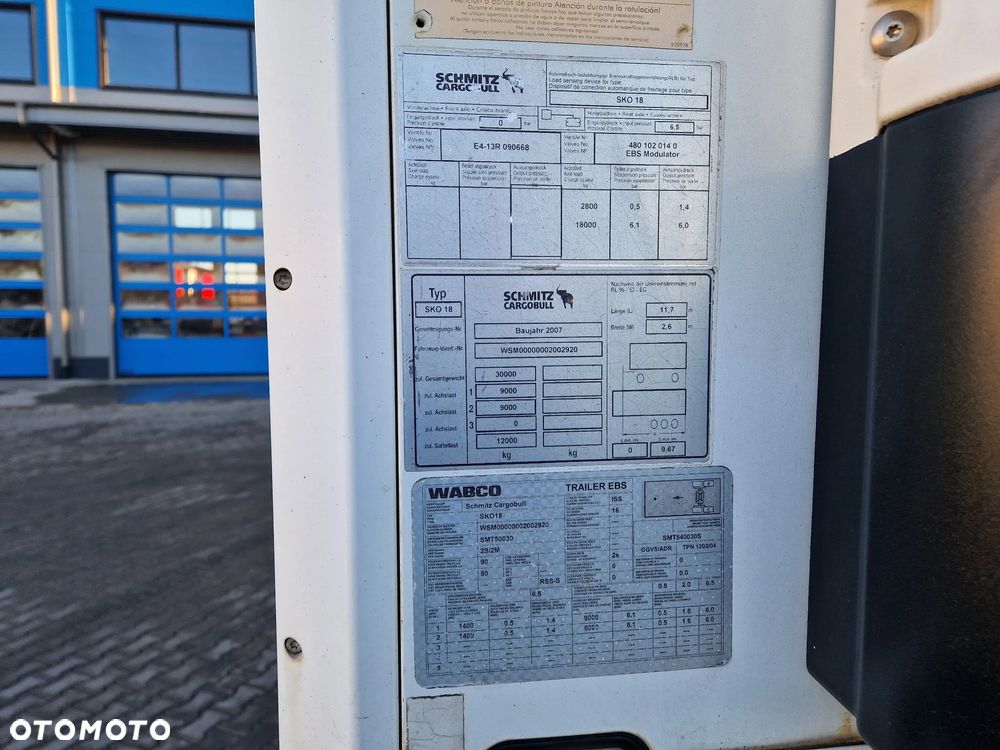 Schmitz Cargobull SKO 18 | CHŁODNIA 27 MPAL | CARRIER VECTOR 1800 | WINDA BAR 2 TONY - 10