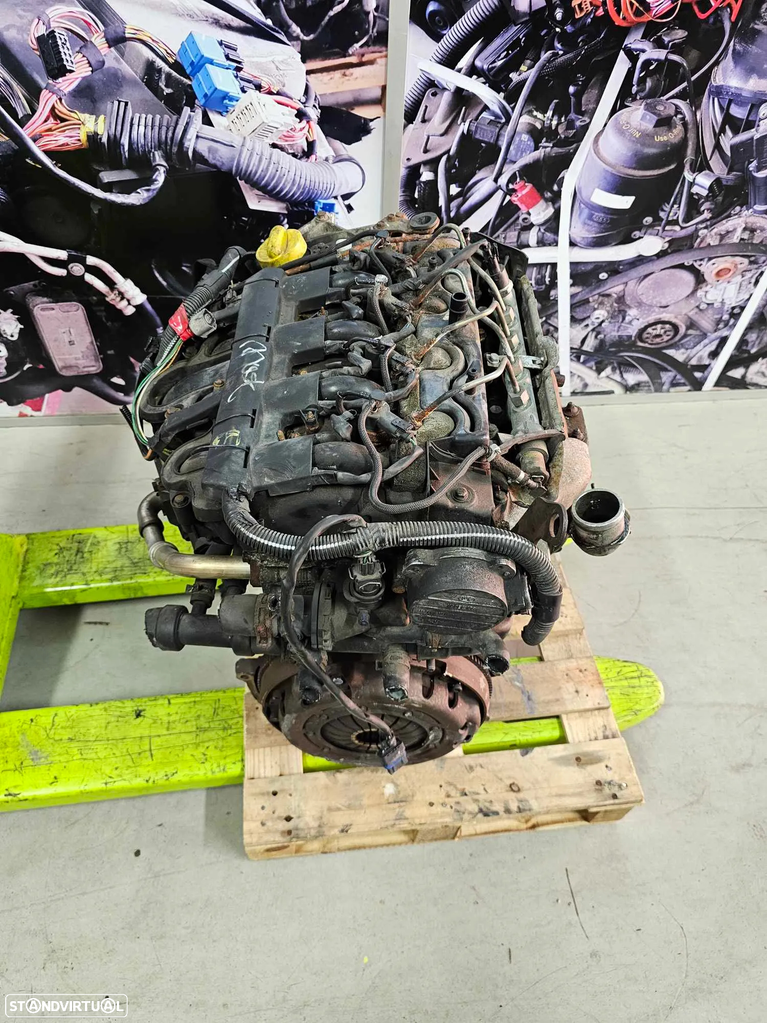 Motor Renault Master 2.2 DCI 2004 de 90cv, ref G9T 720 - 4