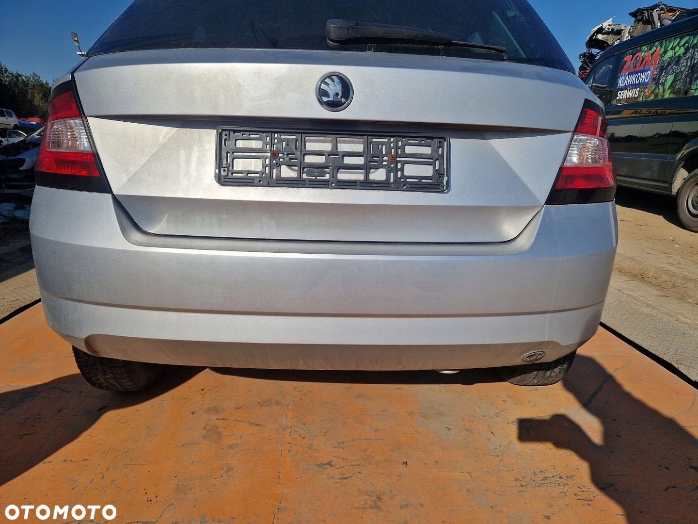Skoda FABIA III HB 2014/08- ZDERZAK TYLNY TYŁ LA7W - 1