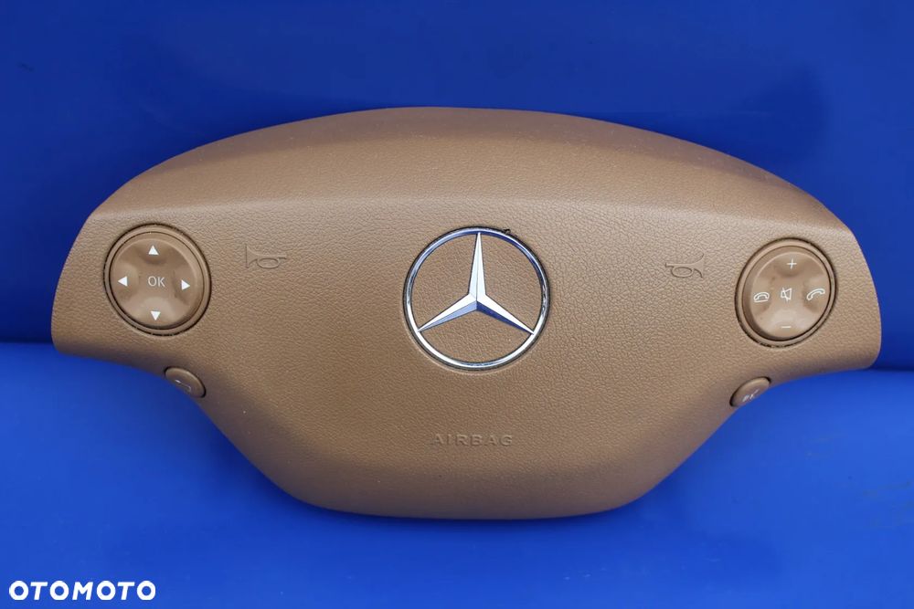 Airbag poduszka kierowcy brąz stan BDB OE Mercedes W221 W216 CL - 4