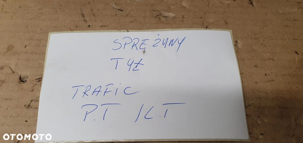 Sprężyny sprężyna tył tylne 2SZT Opel Vivaro B Trafic III - 8
