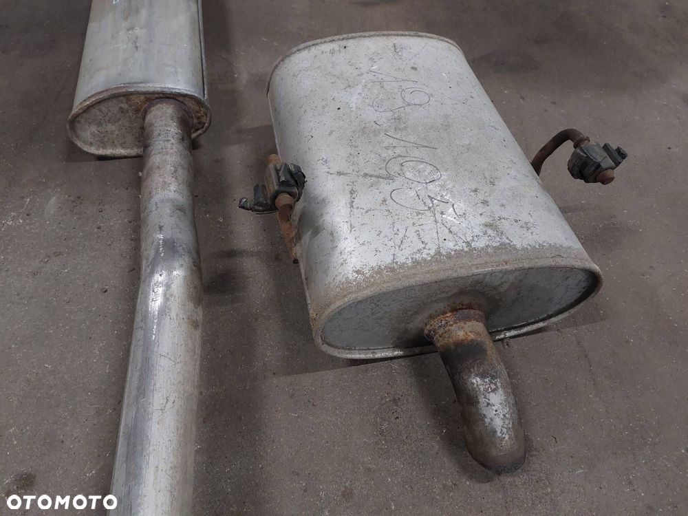 TŁUMIK WYDECH ŚRODKOWY + KOŃCOWY PEUGEOT 406 I 2.1 TD - 3