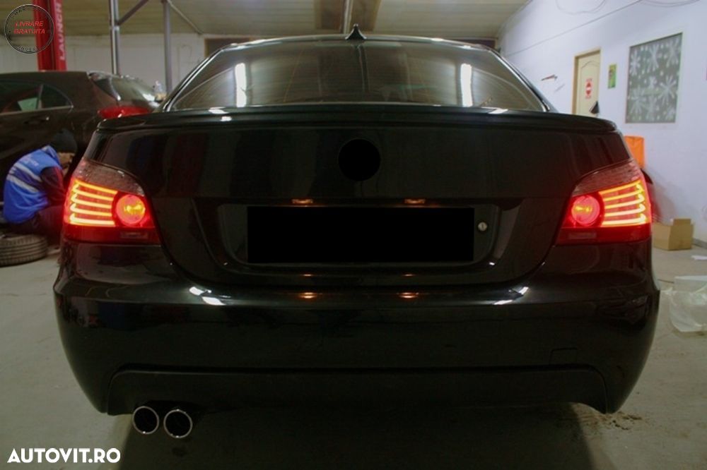 Bara spate BMW Seria 5 E60 LCI (2007-2010) M-Technik Design cu PDC 18mm- livrare gratuita - 7