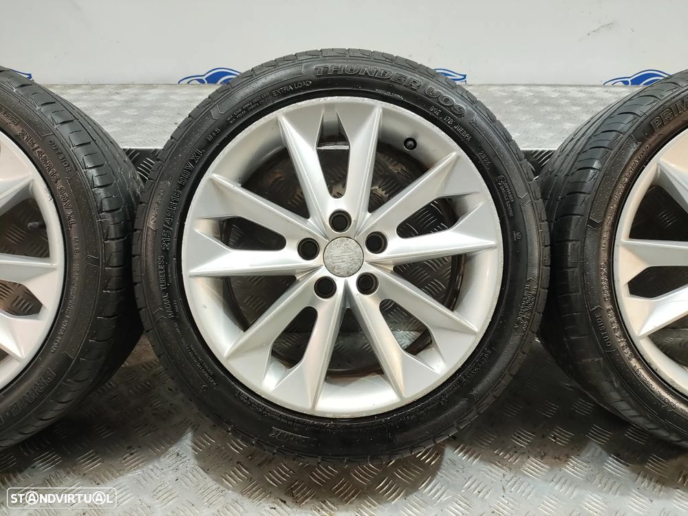 Conjunto de jantes 16 originais Seat Ibiza IV 6J Facelift FR 7J ET43 5x100 - 5