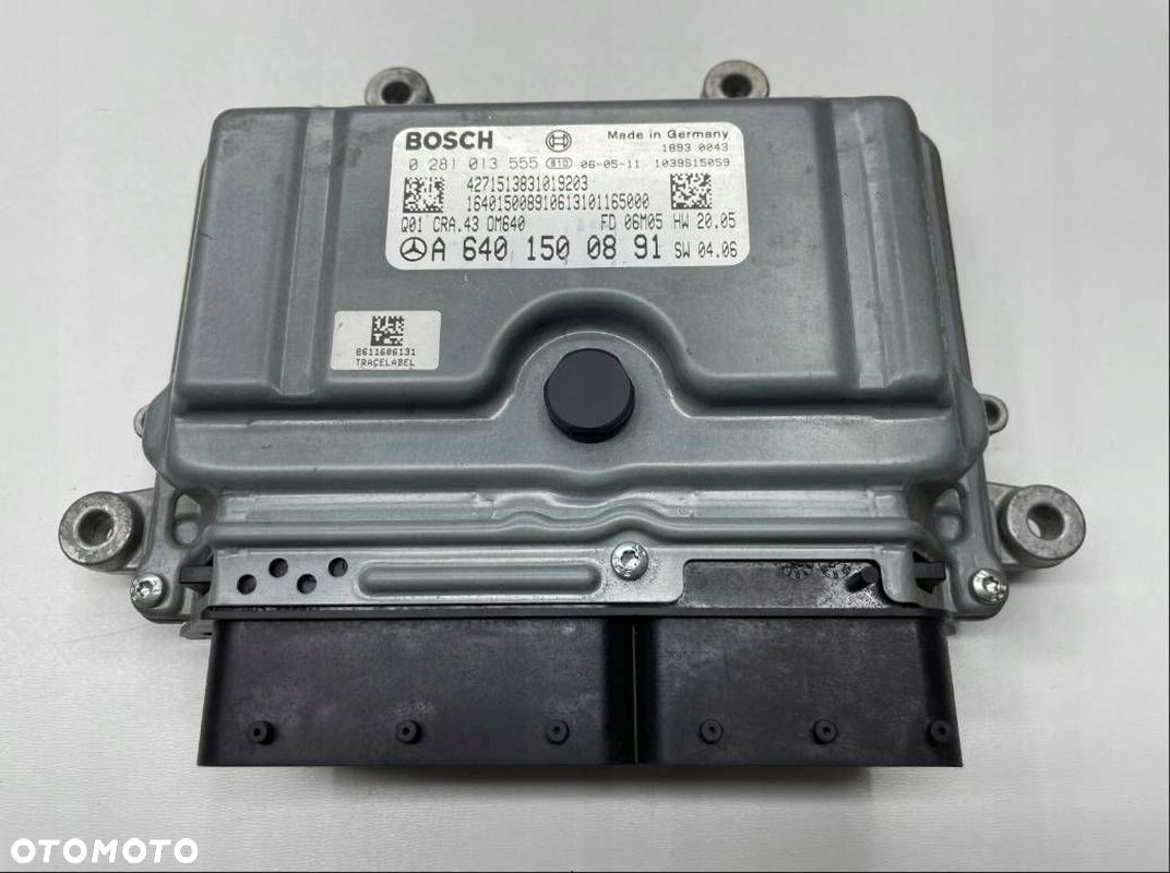 KOMPUTER SILNIKA MERCEDES W245 W169 2.0 CDI A6401500891 0281013555 - 1