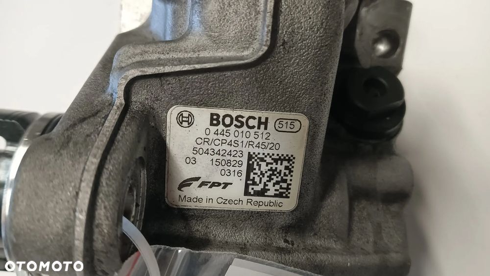 POMPA WYSOKIEGO CIŚNIENIA WTRYSKOWA IVECO DAILY FIAT DUCATO 3,0 OD 11- NR 0445010512 504342423 NO 754/080 - 2