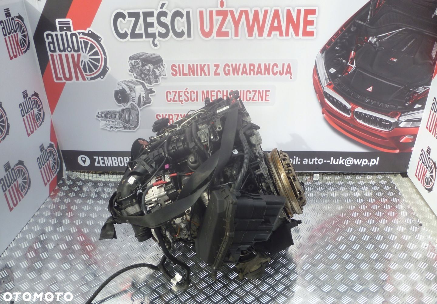 SILNIK KOMPLETNY BMW F30 318d N47D20C 143KM 146 TYS - 1