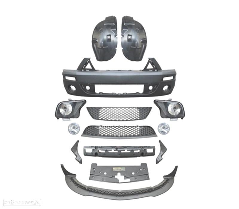 PARA-CHOQUES FRONTAL FORD MUSTANG 05-09 LOOK GT500 - 2