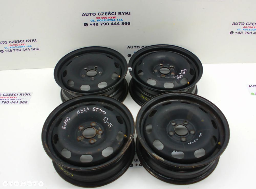 VW Felgi Stalowe 5x100 6Jx15 Et38 - 1