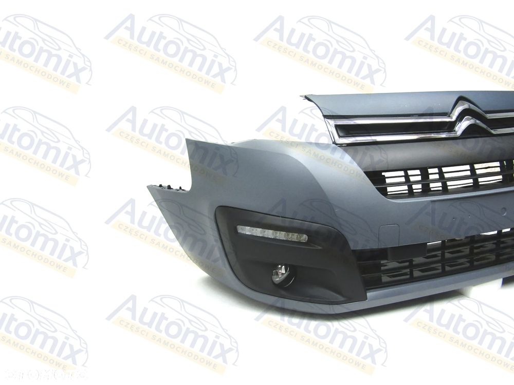 Zderzak Citroen Berlingo 15 - 18 przedni kratki halogeny Kompletny ! - 12