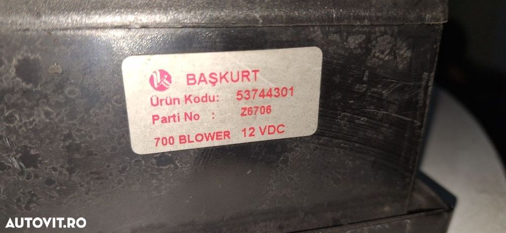 Ventilator Baskurt cod 53744301, 12V - 3