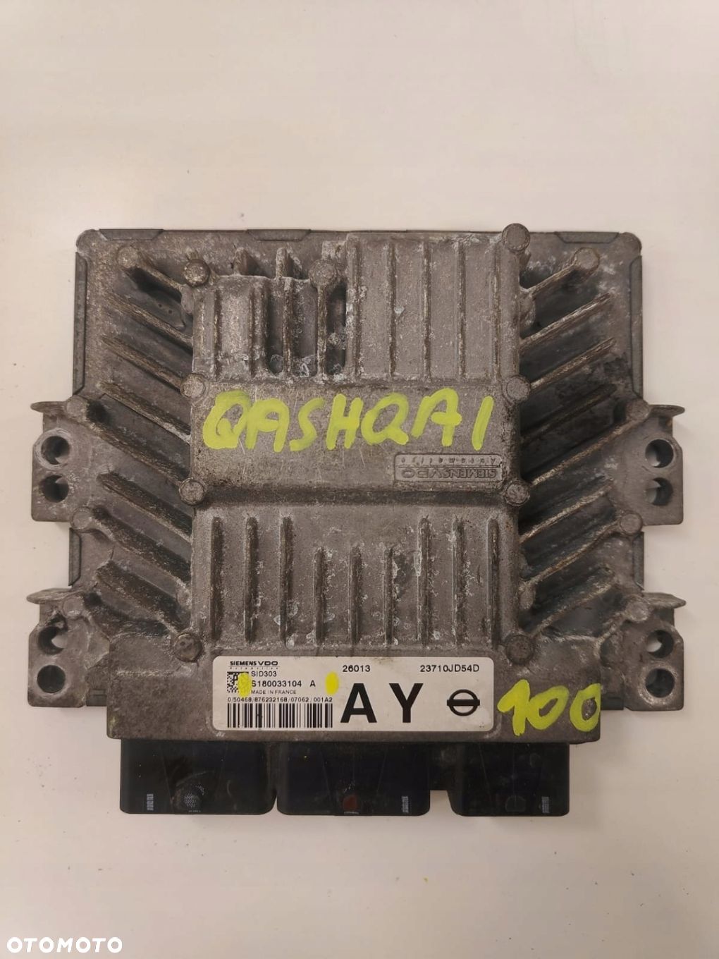 Nissan Qashqai J10 s180033104 KOMPUTER STEROWNIK SILNIKA - 1