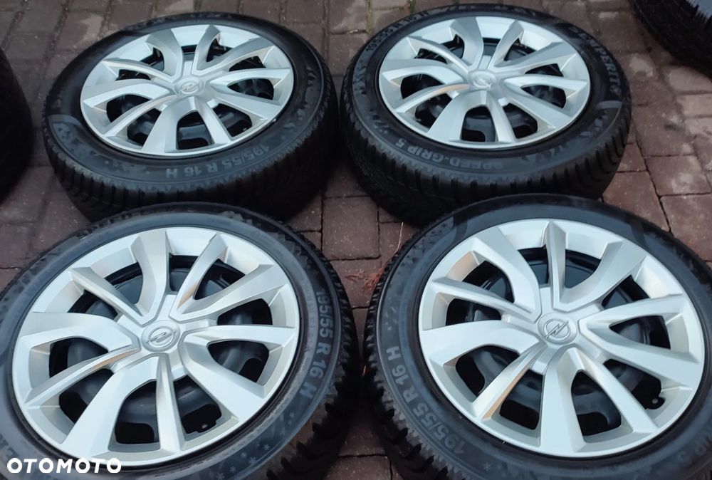 Felgi Stalowe + Kołpaki Oryg. Opel Corsa F Citroen Peugeot 6,5Jx16 Cali 4x108 Et38 Ø65,1mm  9825016480 - 1