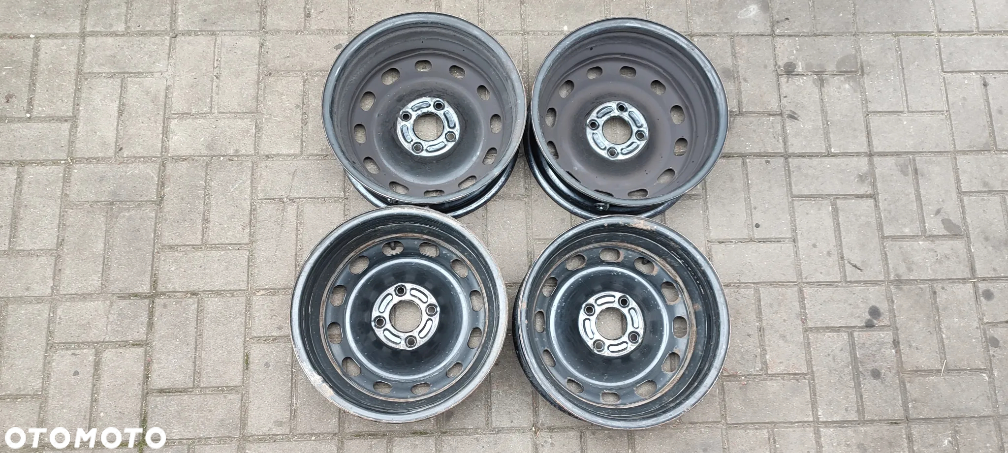 FELGI STALOWE 4x108 6Jx15 CALI ET 37,5 FORD FIESTA MK7/MK8 FORD B MAX + CZUJNIKI 4 SZTUKI KOMPLET - 7