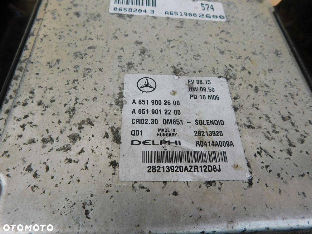 Komputer silnika Mercedes Sprinter 906 2.2 CDI OM651 A6519002600 sterownik - 2
