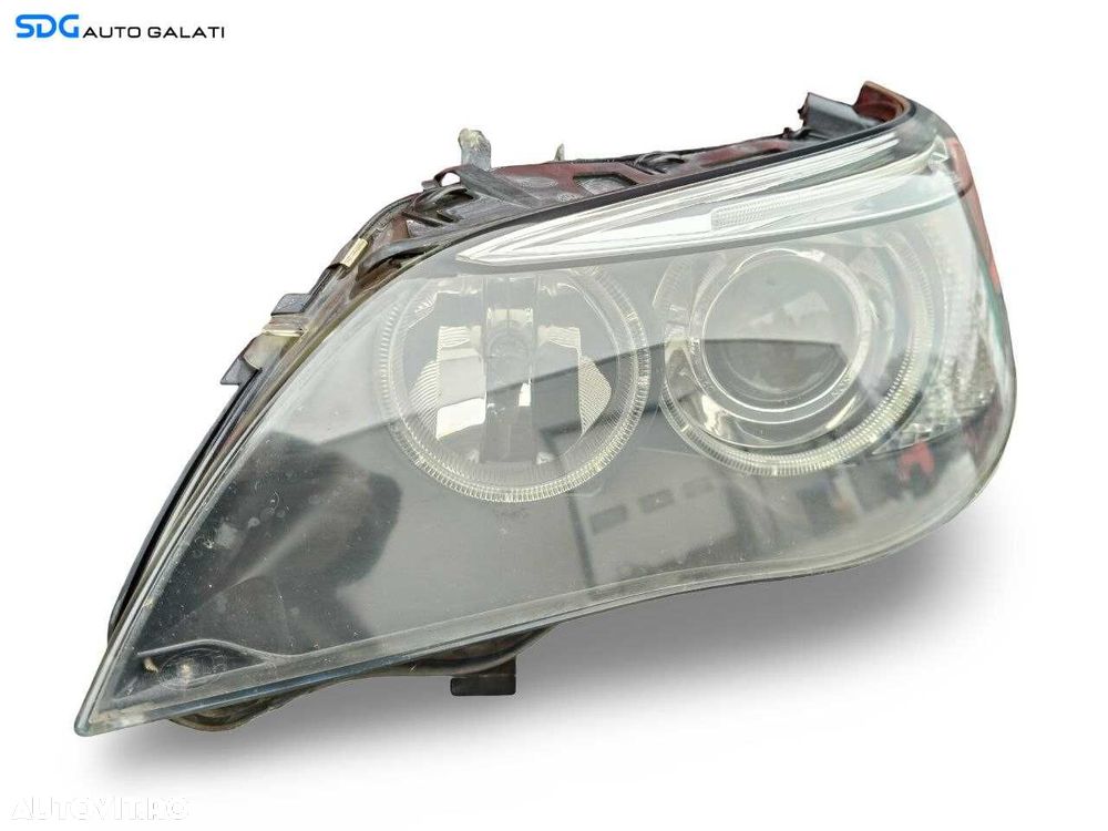 Far Stanga EUROPA cu Xenon BMW Seria 5 E60 E61 2003 - 2007 Cod 7189312 (Ureche Superioara Lipsa) [LS0715] - 1