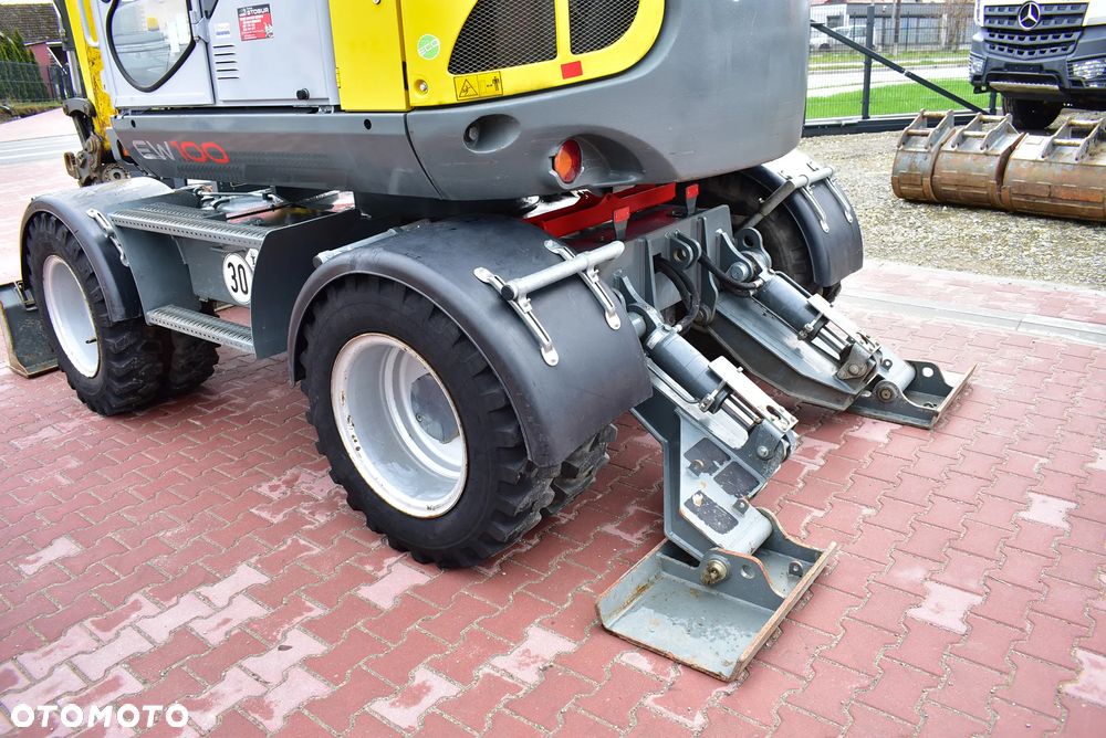 Wacker Neuson EW 100 Koparka kołowa 10.5 T/ Powertilt/ 4 Łyżki/ Podpory + Pług/ 2021/ 3.700 Mth/ Sprowadzona z Austri ! - 19