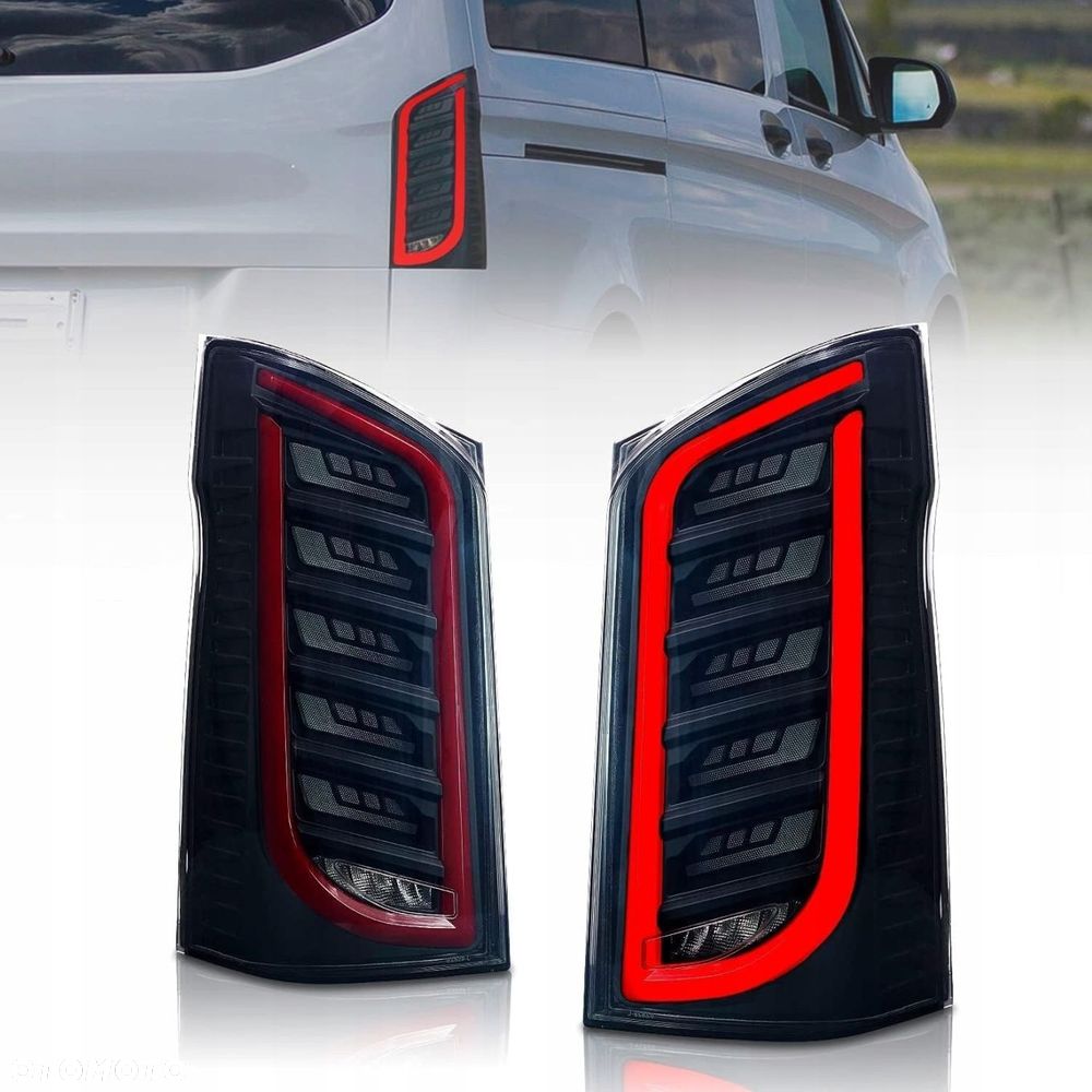 Lampy tylne kpl Vland Led Neon Tuning Smoke Mercedes Vito V-klasa 447 Klapa - 3