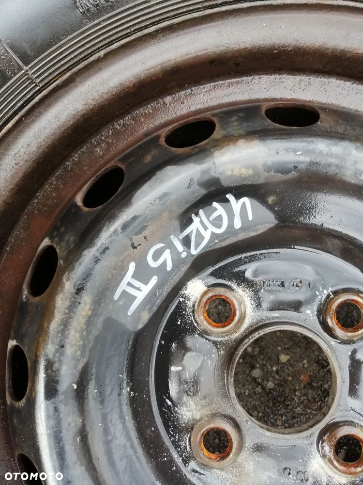 Toyota Yaris II komplet felg stalowych 4x100 ET39 z oponami zima 175/65 R14 - 6
